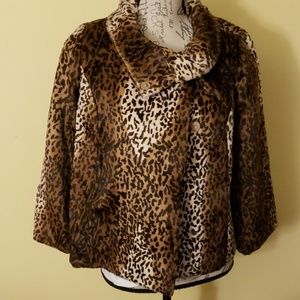 Saks Car Coat size 4 lined, superb cond